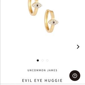 Uncommon James Evil Eye Huggie Earrings